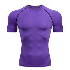 Rash Guard Short Sleeve Purple