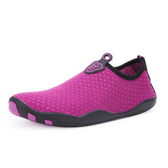 Beach Shoes Solid Purple 001