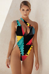 Ellie Swim One Piece Black and Blue