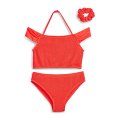 Millie Off Shoulder Bikini Orange