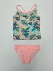 Julia Light Pink Parrot and Floral 2-pieces