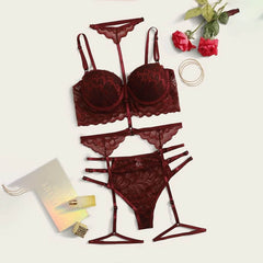 Paloma Dark Red Lingerie 75ec