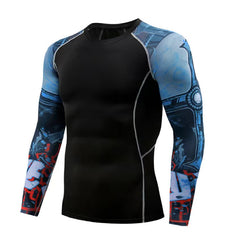 Rash Guard Blue Diamond