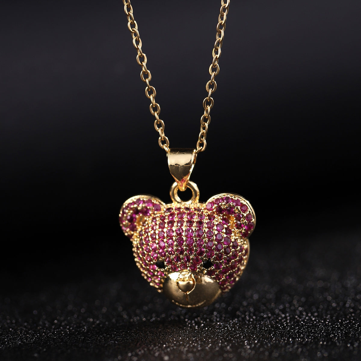 Teddy Bear Gold Chain
