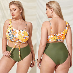 Zoey Yellow Floral Bikini