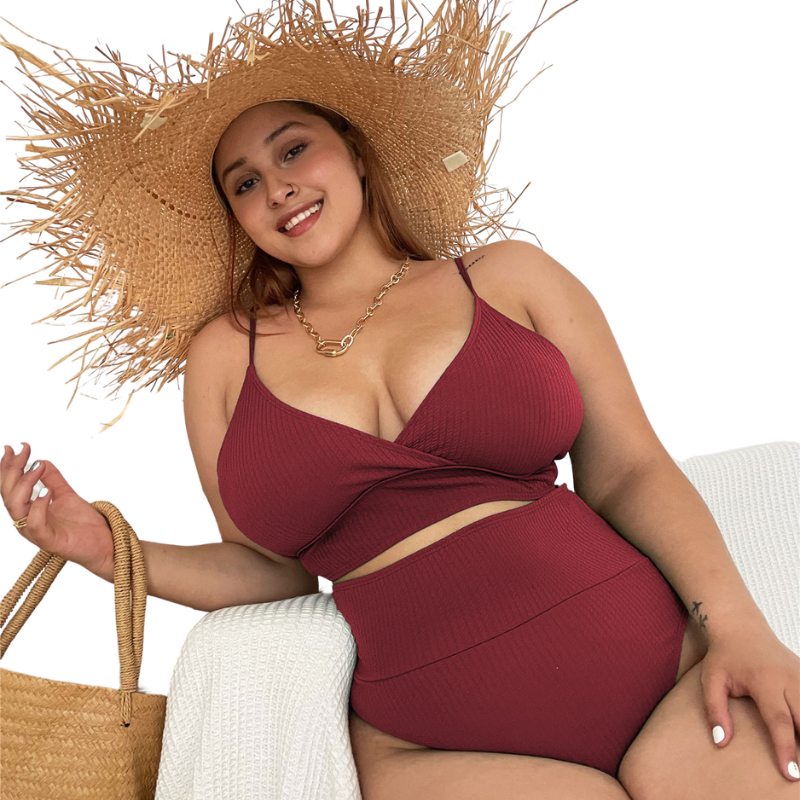Anastasia Swimsuit  - Dark Red