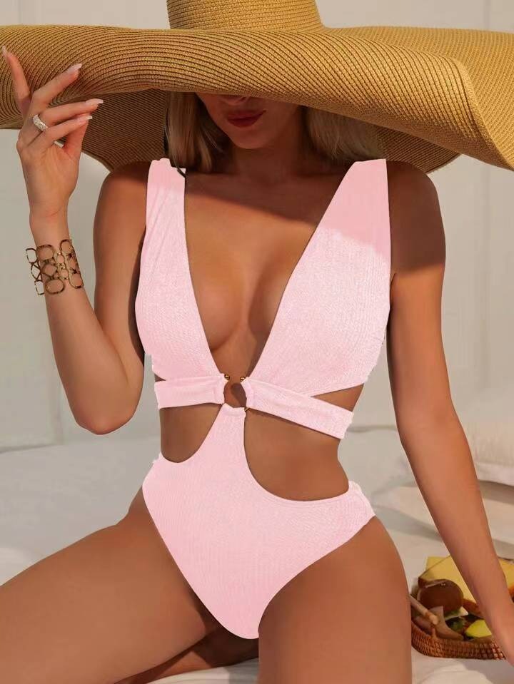 Jaliyah Monokini Baby Pink