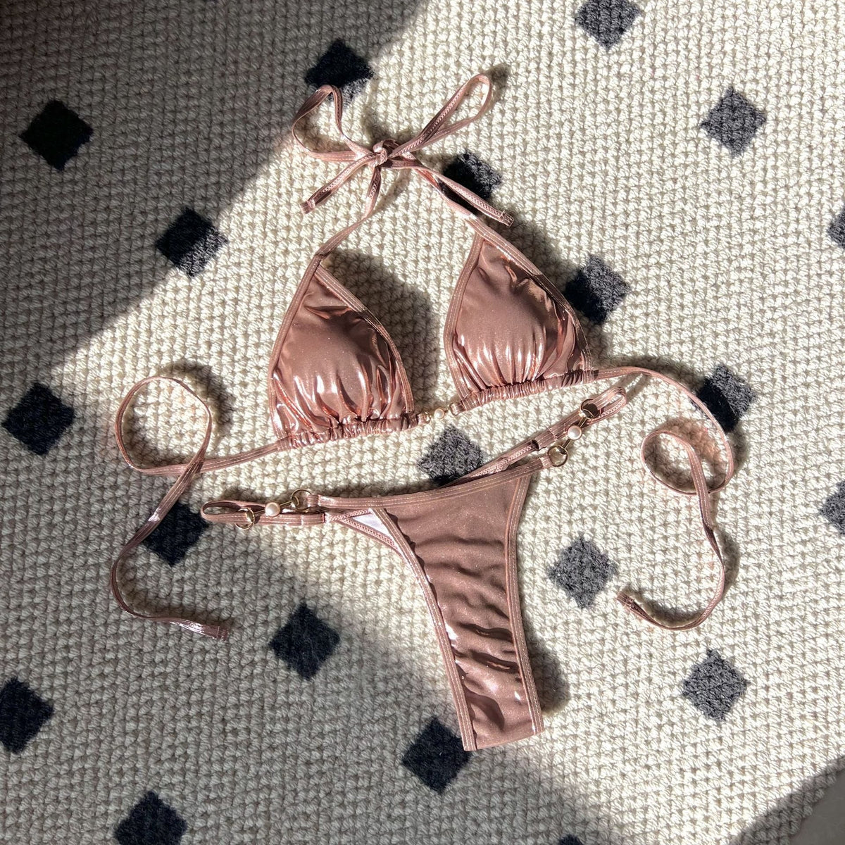 Jayleen Two Piece Bikini Brown