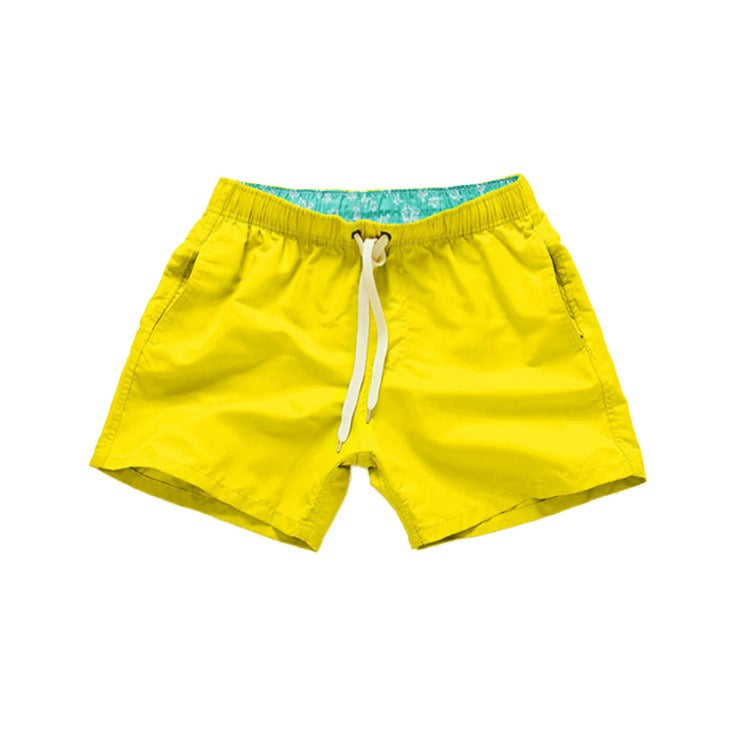 Men's Shorts Short Yellow