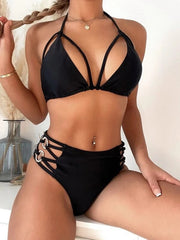 Aviana Two Piece Bikini Black