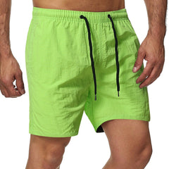 Men's Medium Length Shorts Light Green