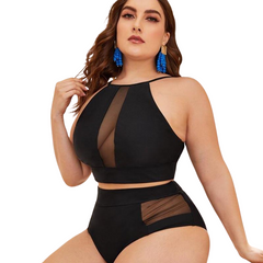 Alice Mesh Two Pieces Black