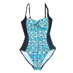 Arcadia Blue Pattern One Piece