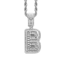 Silver Regular Letter Pendant
