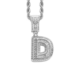 Silver Regular Letter Pendant