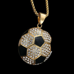 Gold and Diamond Soccer Ball