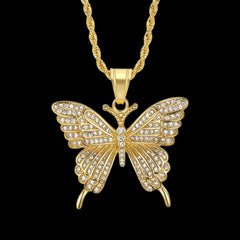 Golden Butterfly Pendant