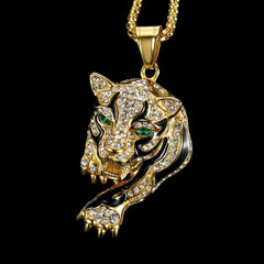 Jaguar Green Eyes Pendant
