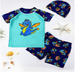 Flying Dinosaur Blue Swimset
