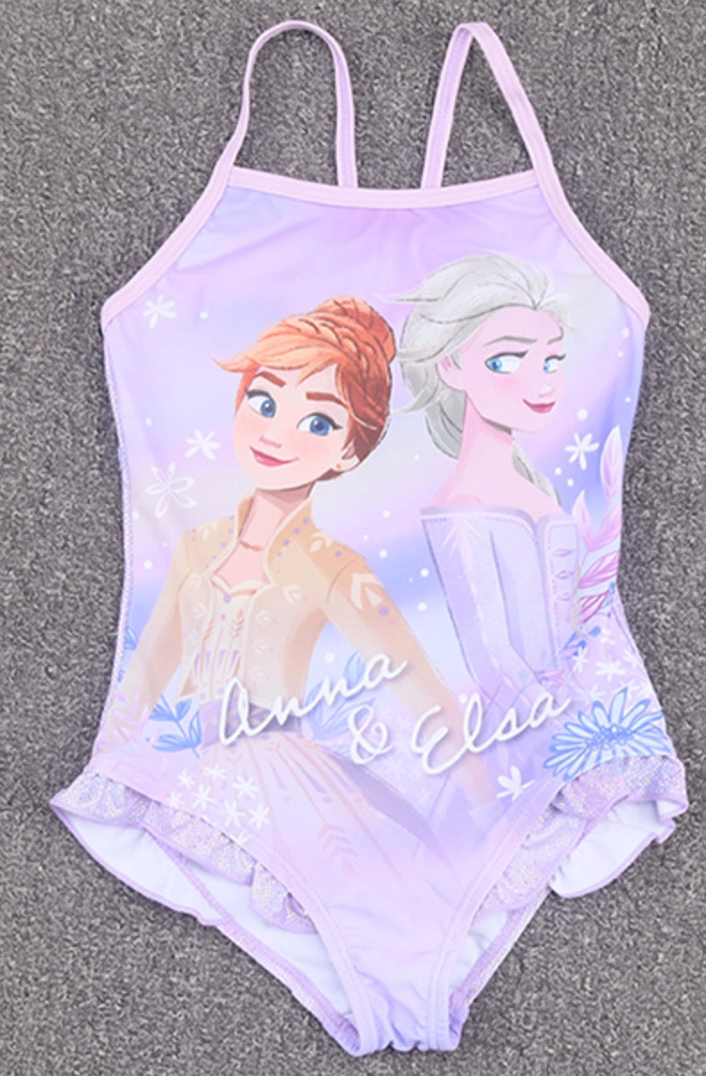Anna & Elsa Light Purple One Piece