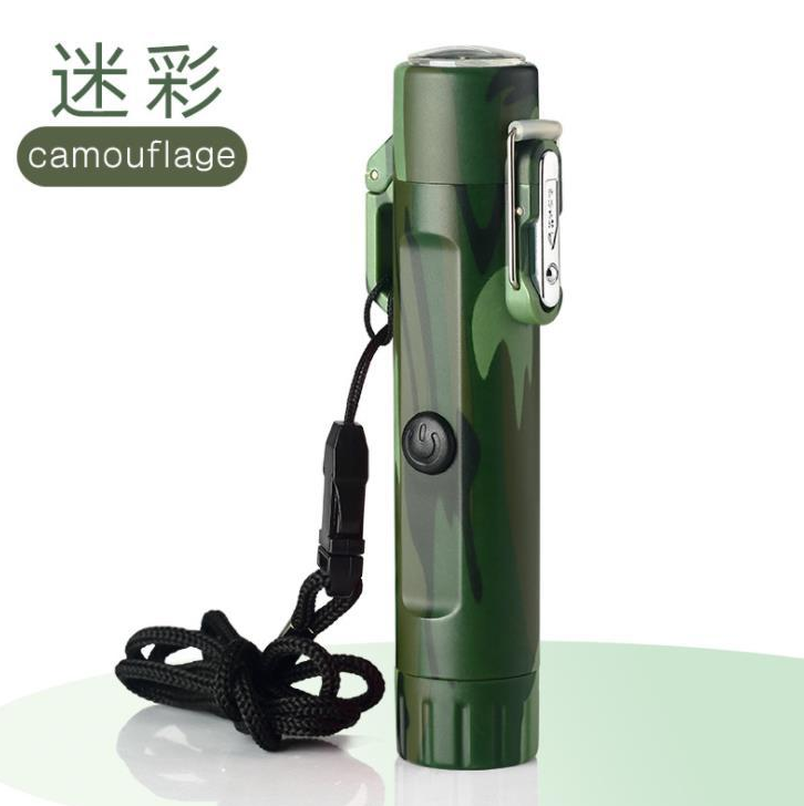 JL320 Waterproof Dual Arc Lighter with Compass
