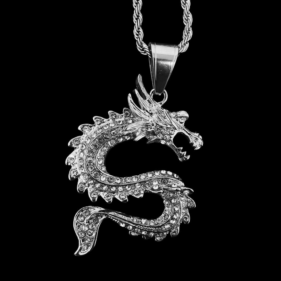 Silver Dragon Pendant