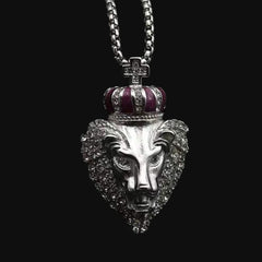 Silver Lion King Pendant