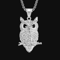 Silver Owl Pendant