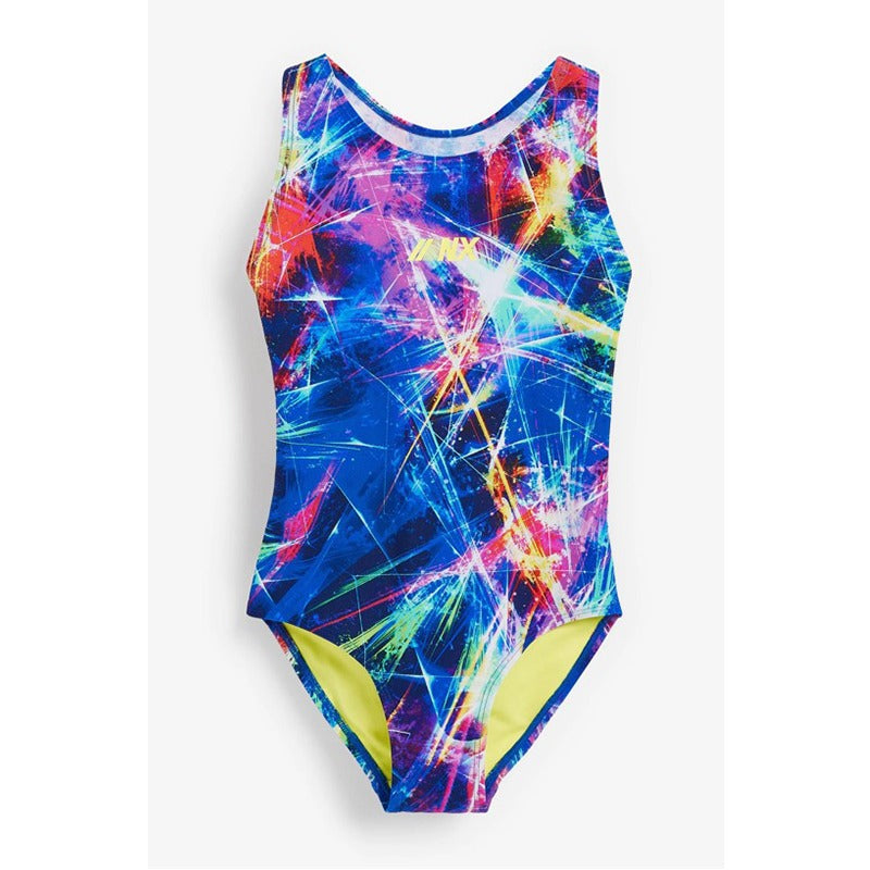 Eveline Blue Lights Print Training Swimsuit