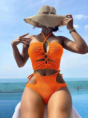 Brianna Monokini Orange