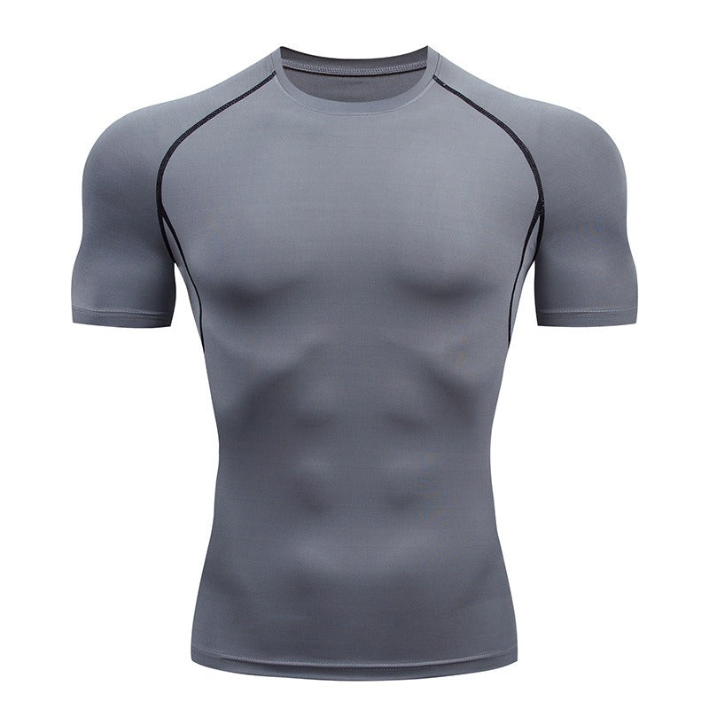 Rash Guard Short Sleeve Grey