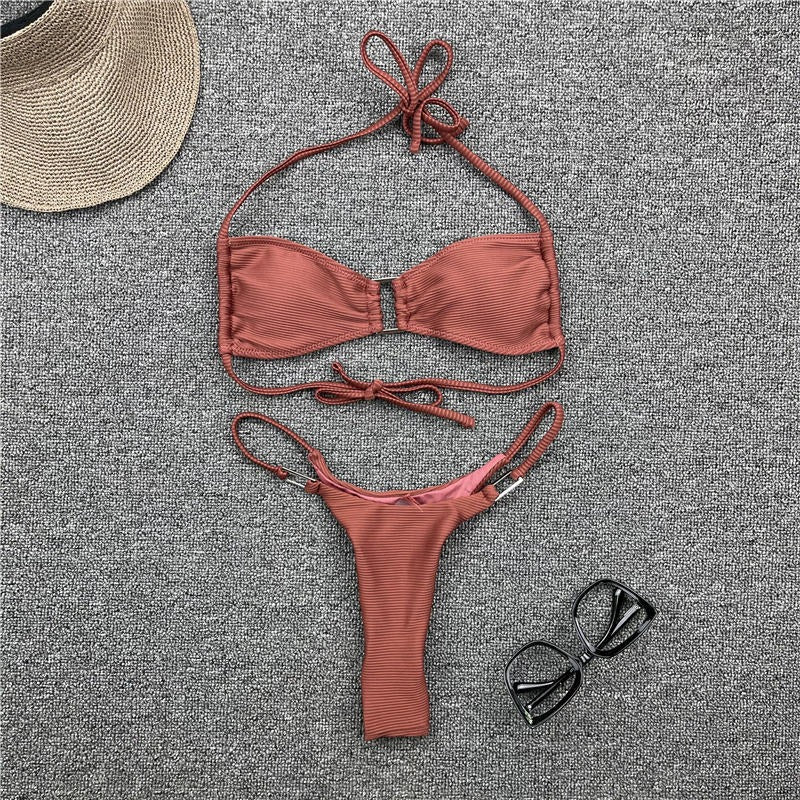 Zayla Bikini Brown