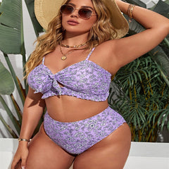 Maggie 2 pieces Floral Print Purple
