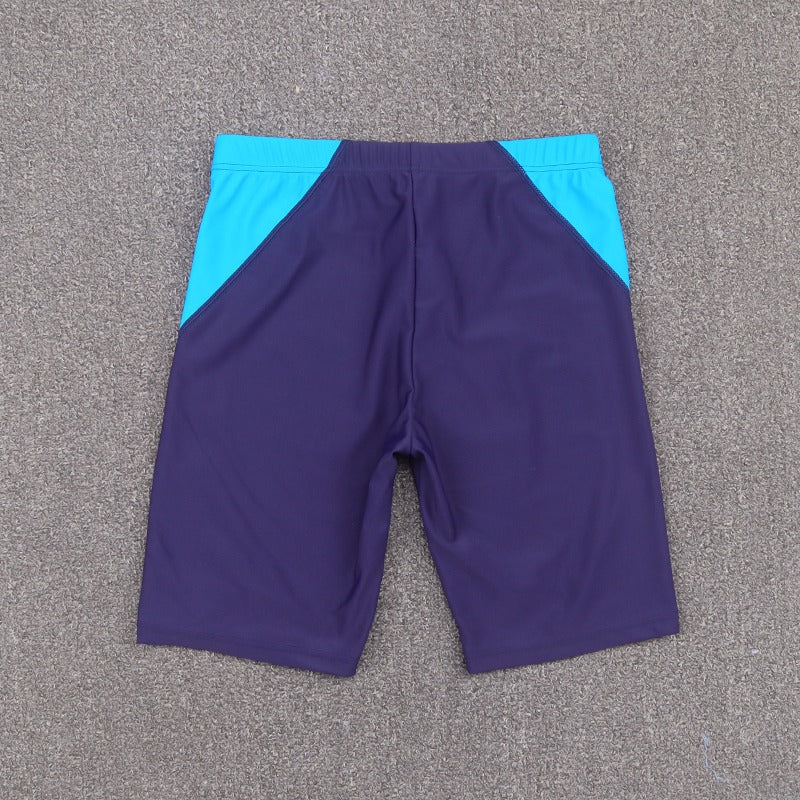 Soren Navy and Blue Boy's Training Swim Trunk