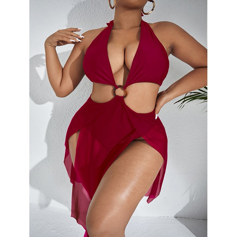 Cosima Burgundy Red Monokini