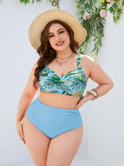 Poppy 2 pieces Tropical Print Blue