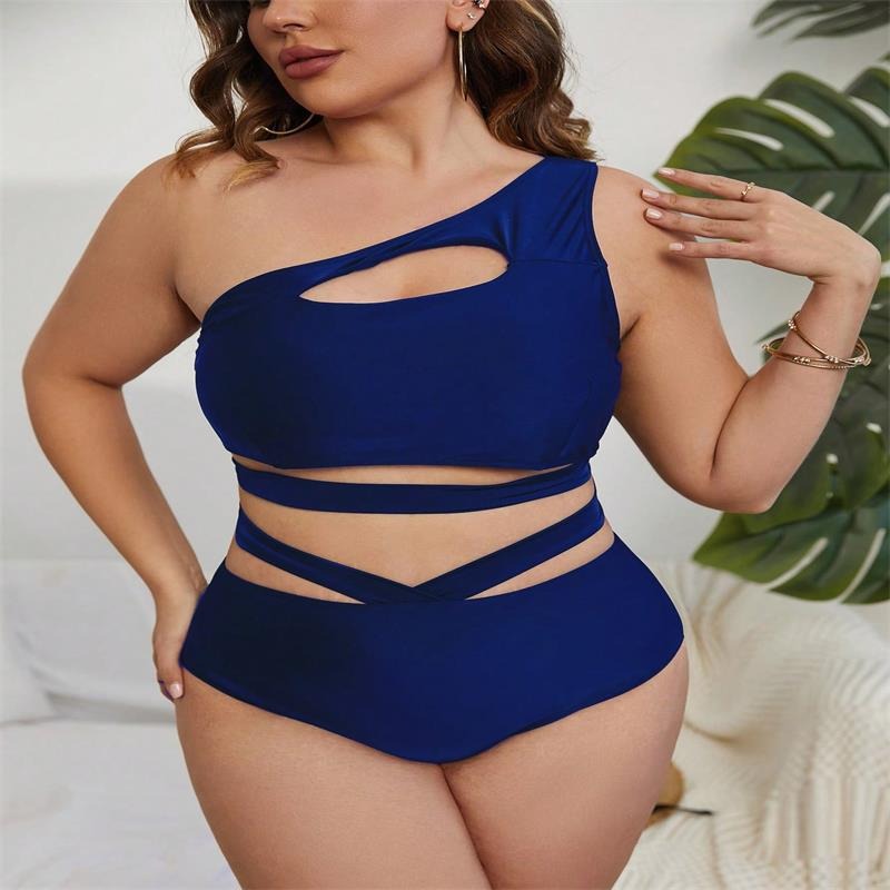 Liza Cut-out Blue Monokini