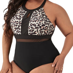 Keziah Black Leopard Print One Piece