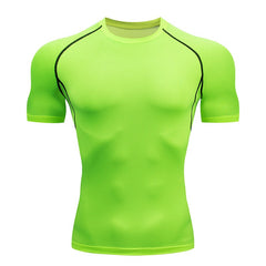 Rash Guard Short Sleeve Green