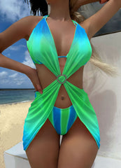 Bonnie Bikini with Cover-up Green