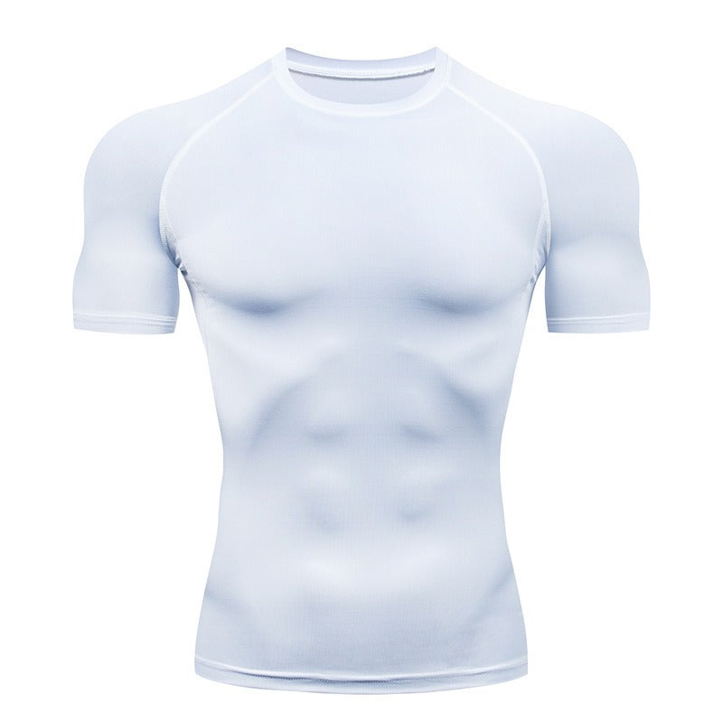 Rash Guard Short Sleeve White