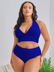 Blakely Plus Size Bikini Royal Blue