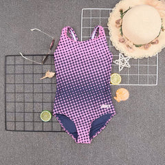 Zahra Pink Dots Training Swimsuit