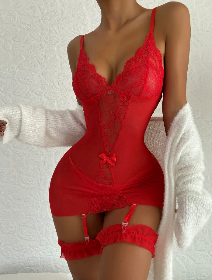 Abigaíl Red Lingerie 50ec