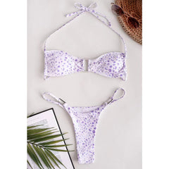 Emery Dots Bikini Purple