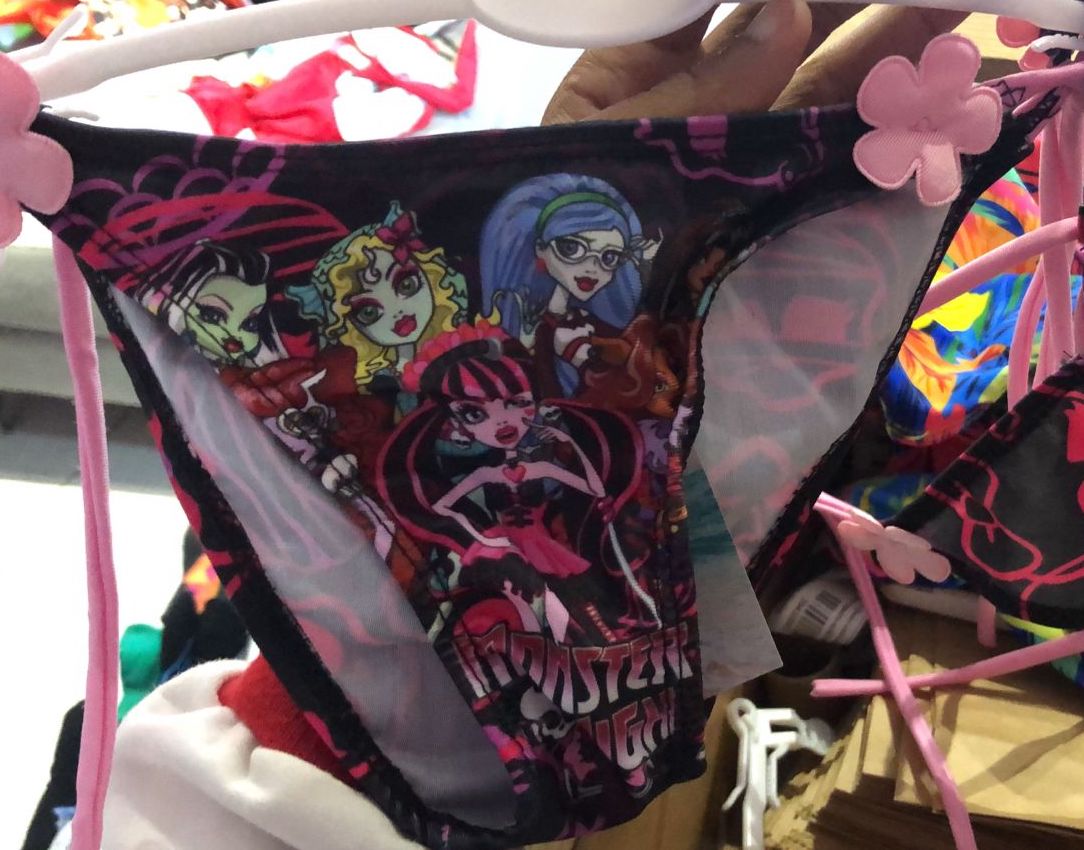 Cartoon Bikini Black